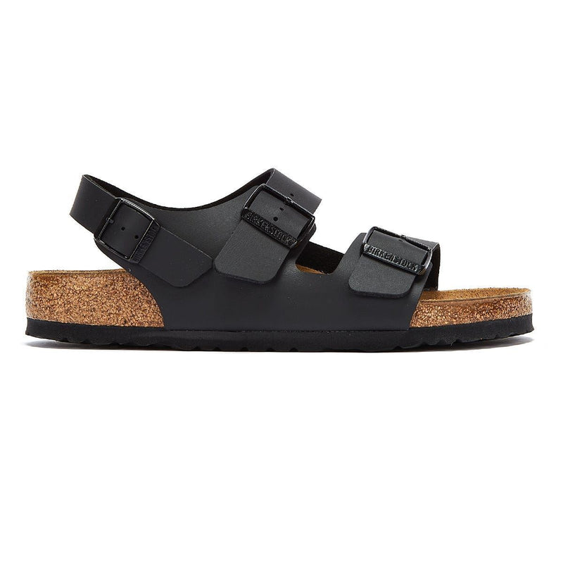 Birkenstock Sandalias Negras Milano Birko Flor