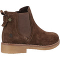 Hush Puppies Maddy Botas De Ante Para Mujer En Color Chocolate.