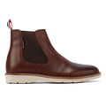 Ben Sherman Hampton Botas Rojas De Cuero Para Hombre.