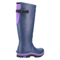 Cotswold Realm Botas De Agua Azul/Morado De Goma.