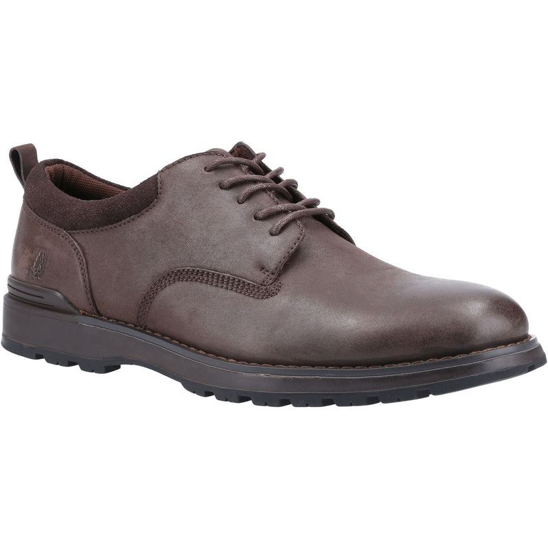 Hush Puppies Dylan Zapatos De Hombre De Ante Marrón Con Cordones