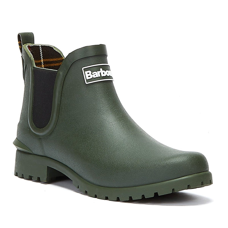 Barbour Botas De Agua Verdes Para Mujer Wilton