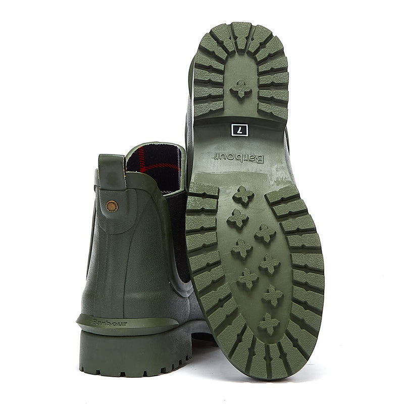 Barbour Botas De Agua Verdes Para Mujer Wilton