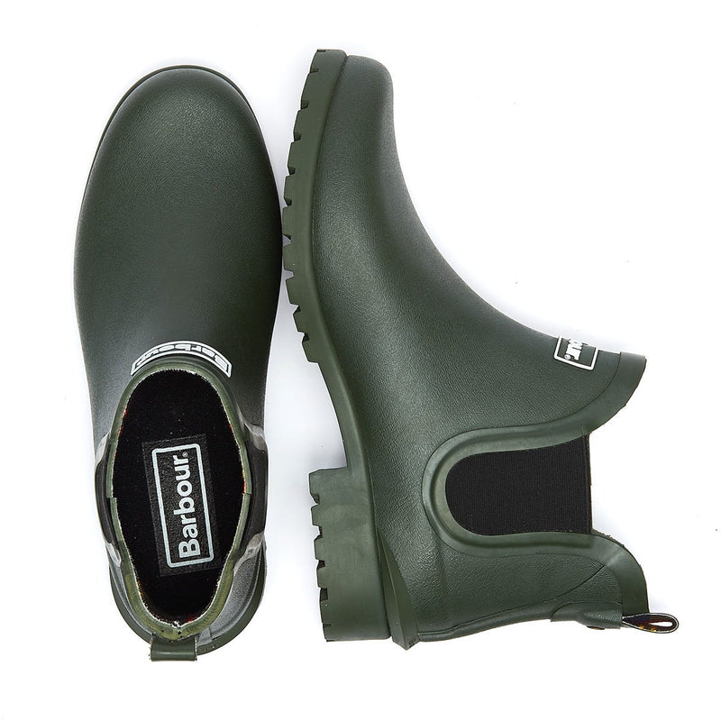 Barbour Botas De Agua Verdes Para Mujer Wilton