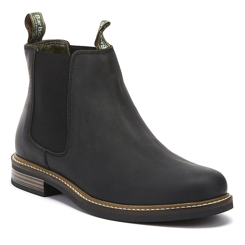 Barbour Botas Chelsea Negras Para Hombres De Farsley