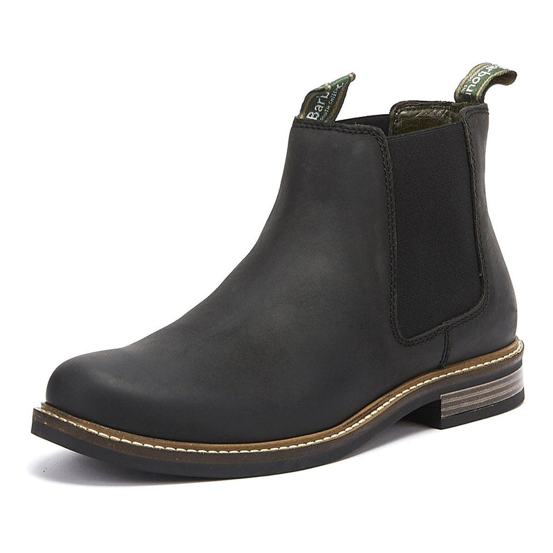 Barbour Botas Chelsea Negras Para Hombres De Farsley