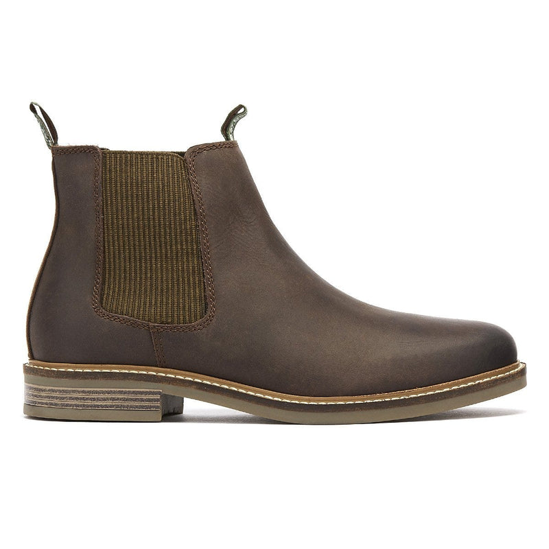 Barbour Botas Chelsea Marrón Chocolate Para Hombres De Farsley