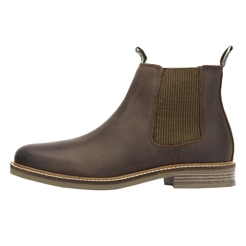 Barbour Botas Chelsea Marrón Chocolate Para Hombres De Farsley