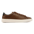 Boss Kieran Tennis Zapatillas De Cuero Marrón Para Hombre