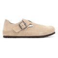 Birkenstock London Zapatos De Gamuza Beige Cómodos