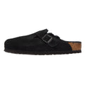 Birkenstock Zapatillas Negras De Piel De Oveja Boston