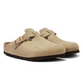 Birkenstock Boston Waxy Marrón Tabaco Zuecos