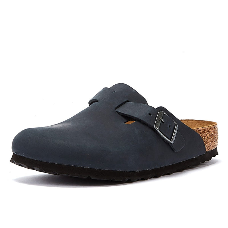 Zapatillas Birkenstock Boston Oiled Nubuck Negras