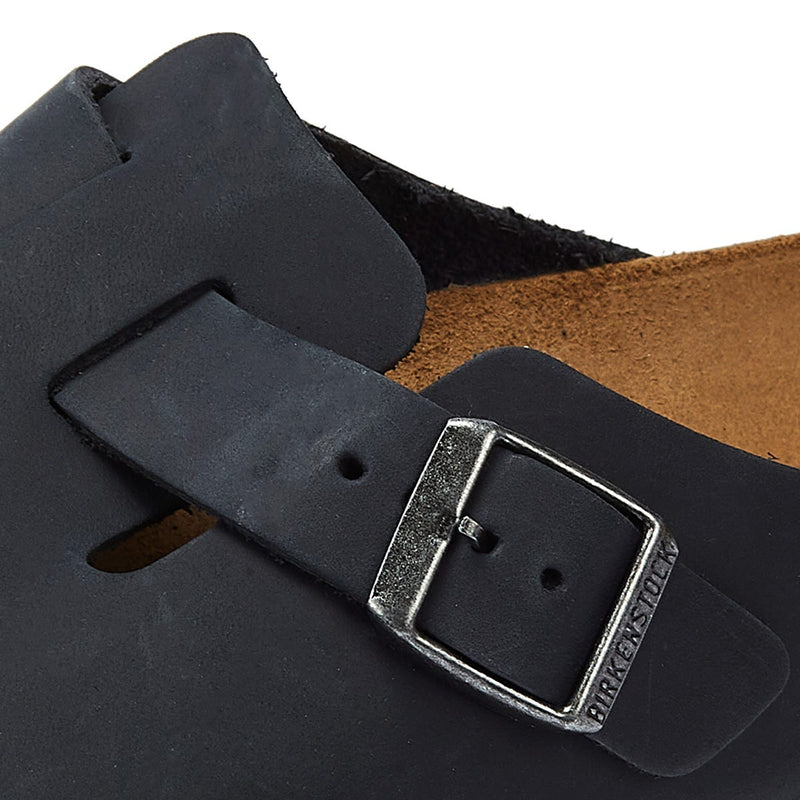 Zapatillas Birkenstock Boston Oiled Nubuck Negras