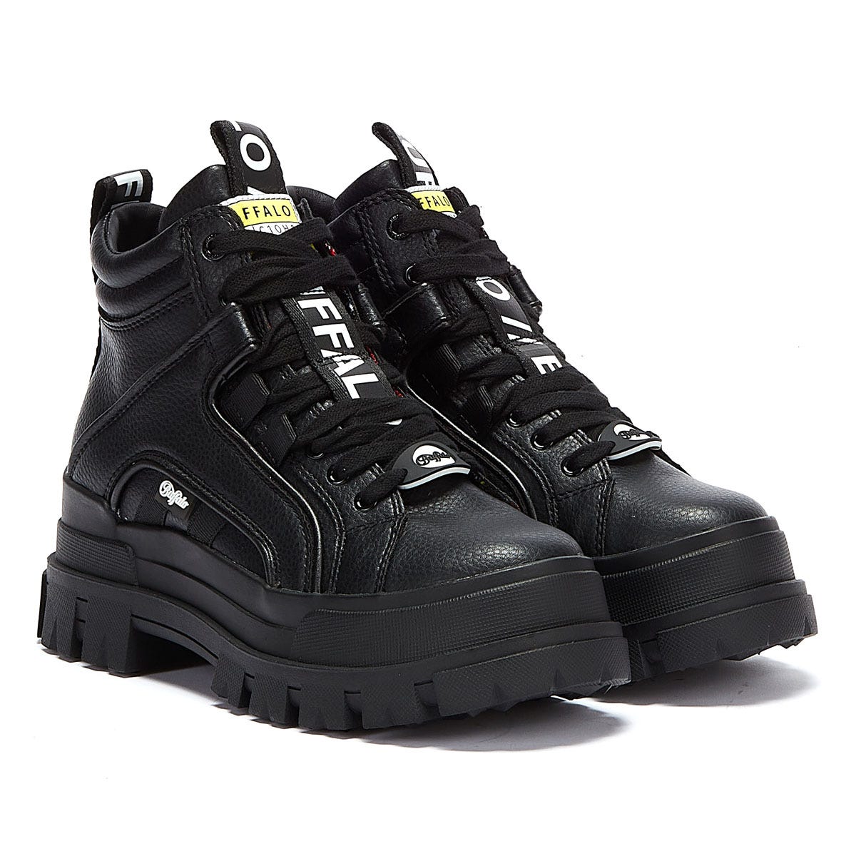 Buffalo Botas Negras De Mujer Aspha Mid Nc