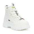 Buffalo Botas Blancas De Mujer Aspha Mid Nc