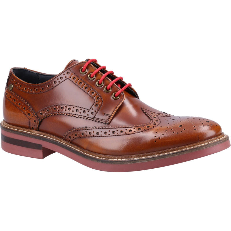 Base London Woburn Zapatos Brogue De Cuero Para Hombre En Color Beige