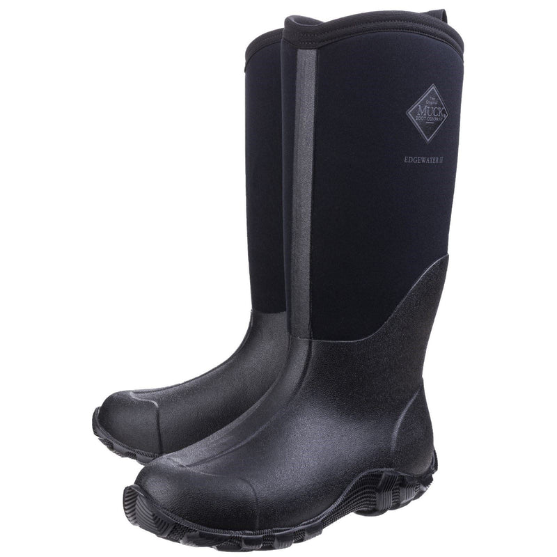 Muck Boots Edgewater II Botas De Agua Negras De Goma