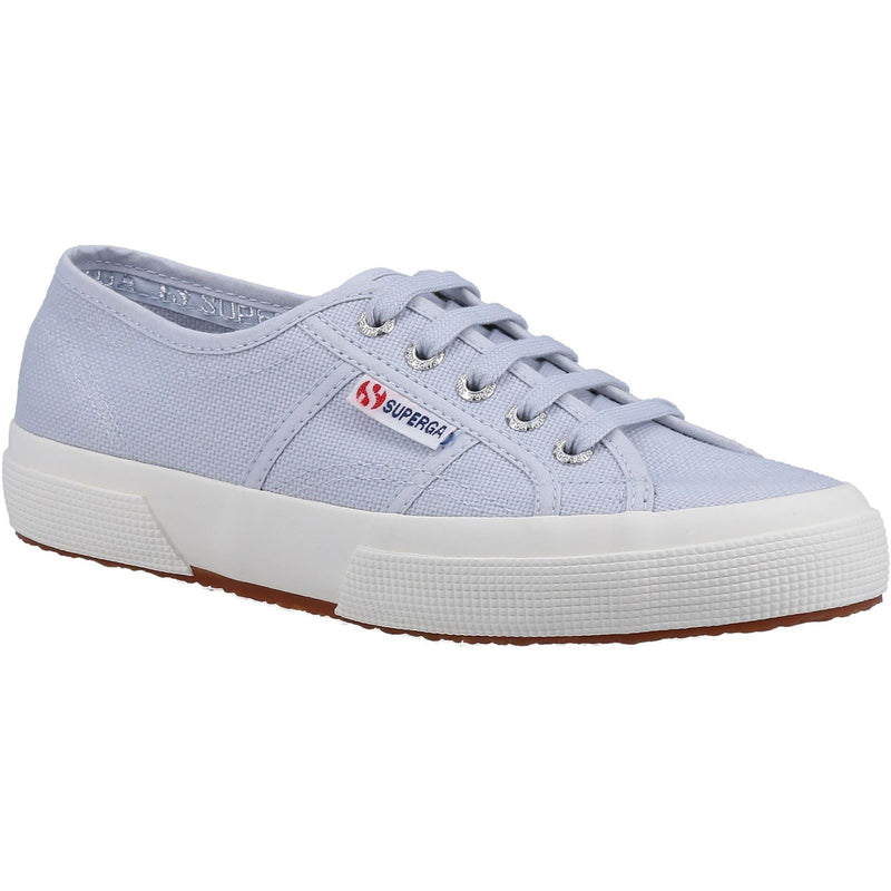 Superga 2750 Cotu Classic Zapatillas Grises Lila Para Mujer De Algodón 100%