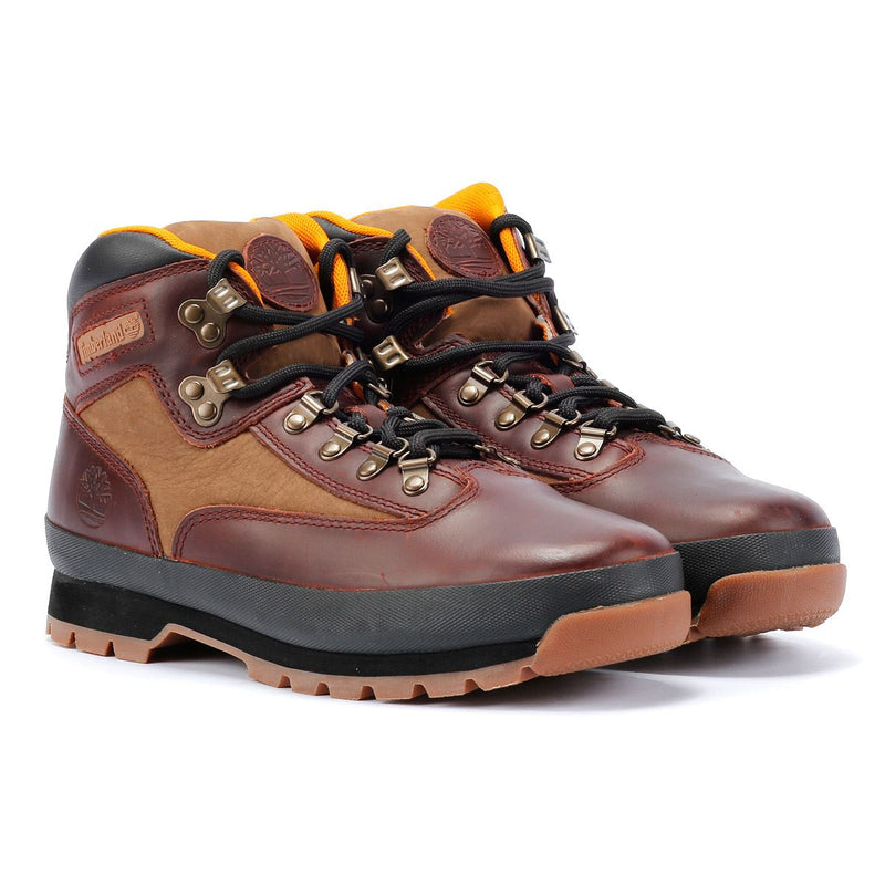 Timberland Euro Hiker Botas De Cuero Marrón Para Hombre