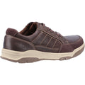 Hush Puppies Finley Zapatos De Cuero Para Hombre Color Café Con Cordones.