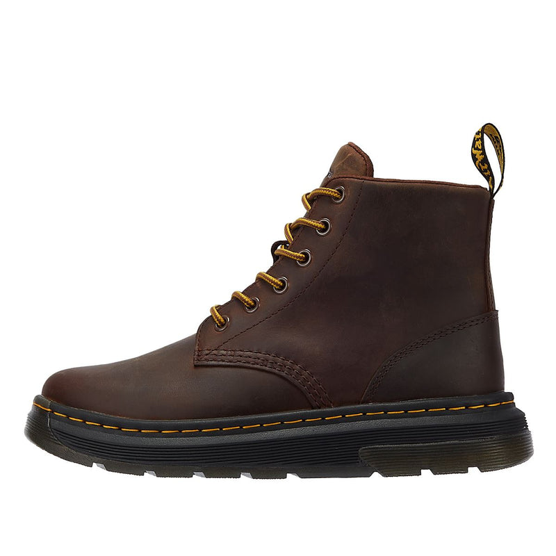 Dr. Martens Botas Crewson Chukka Crazy Horse Marrón Oscuro