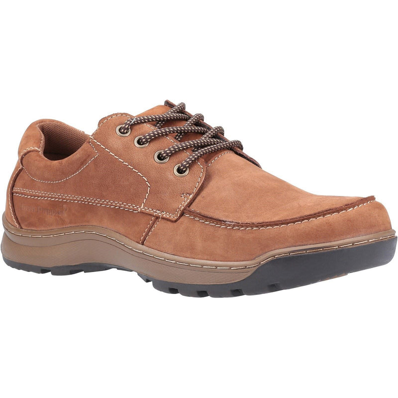 Hush Puppies Tucker Zapatos De Cuero Para Hombre En Gamuza Color Beige Con Cordones