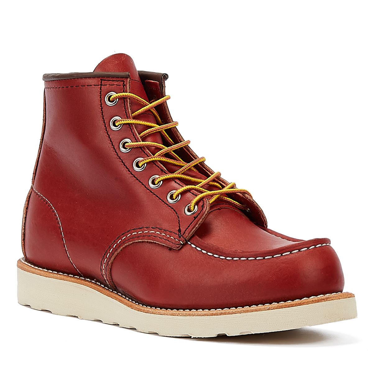 Red Wing Shoes Botas Marrones Patrimonio De Trabajo De 6 Pulgadas