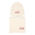 Hunter Jura Beanie Hat/Scarf Boxset Blanco Acrílico