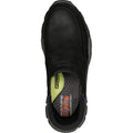 Skechers Respected Elgin Zapatos Mocasines De Cuero Para Hombre En Color Negro.