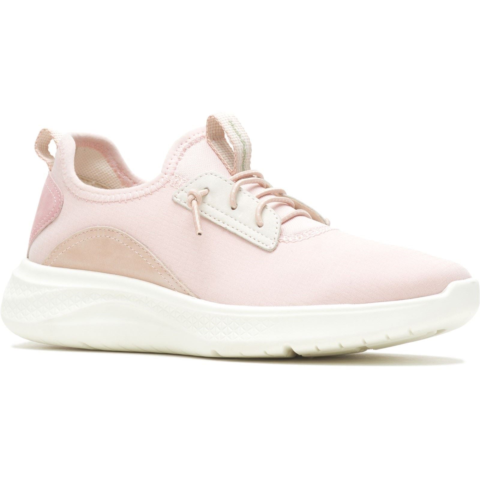 Hush Puppies Elevate Zapatillas De Cuero Para Mujer De Color Rosa.