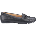 Hush Puppies Maggie Mocasines De Cuero Negros Para Mujer