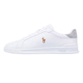 Ralph Lauren Heritage Court II Zapatillas Blancas De Cuero Para Hombre