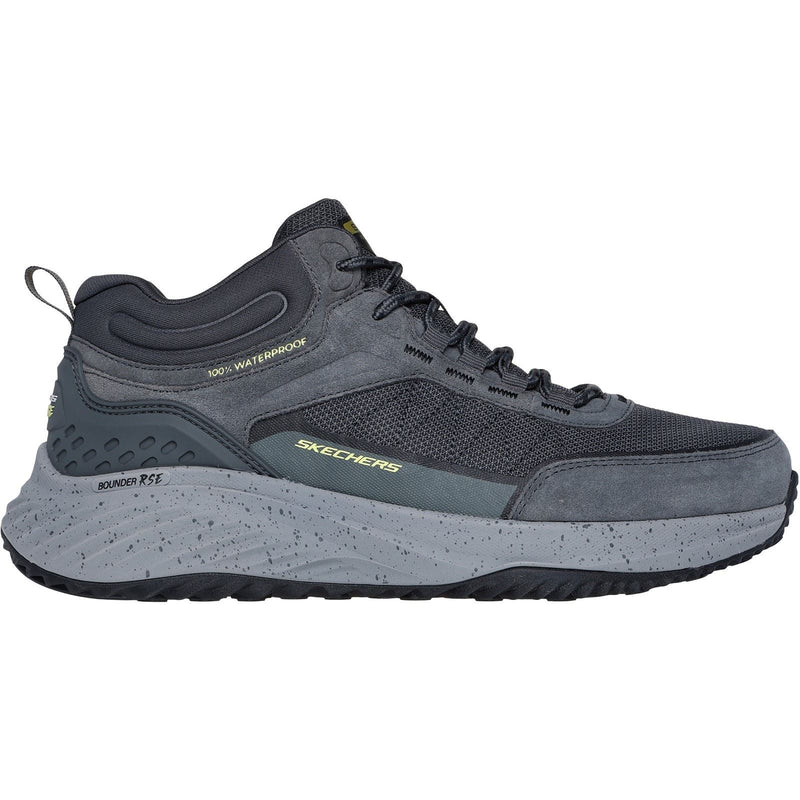 Skechers Bounder Rse Botas De Senderismo De Piel Para Hombre En Color Carbón/Lima