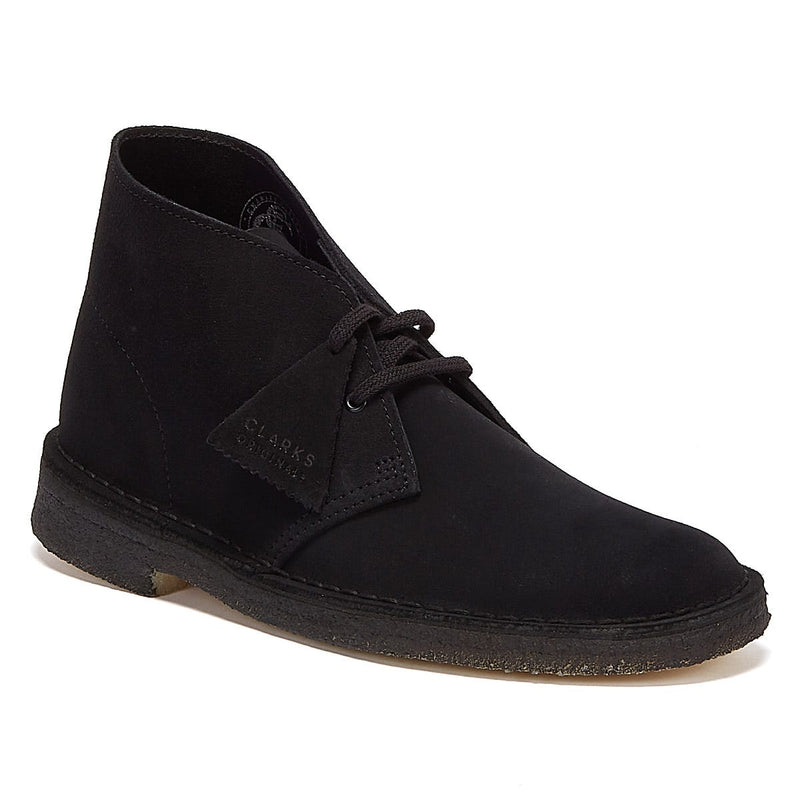 Clarks Botas Negras De Ante Para Hombre Originals Desert Suede