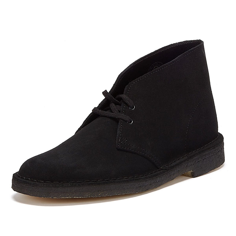 Clarks Botas Negras De Ante Para Hombre Originals Desert Suede