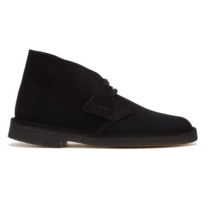 Clarks Botas Negras De Ante Para Hombre Originals Desert Suede