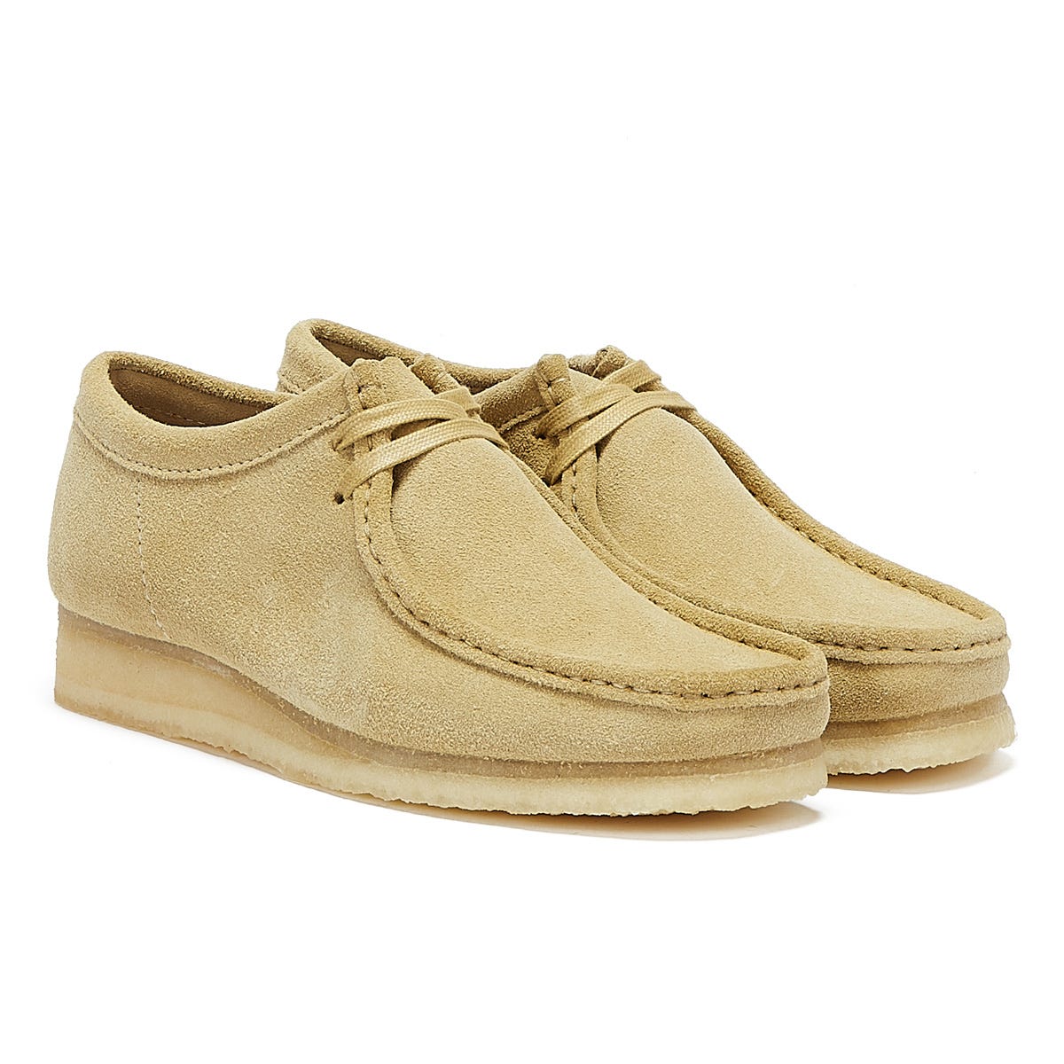 Clarks Zapatos Originales Wallabee Para Hombres En Color Arce