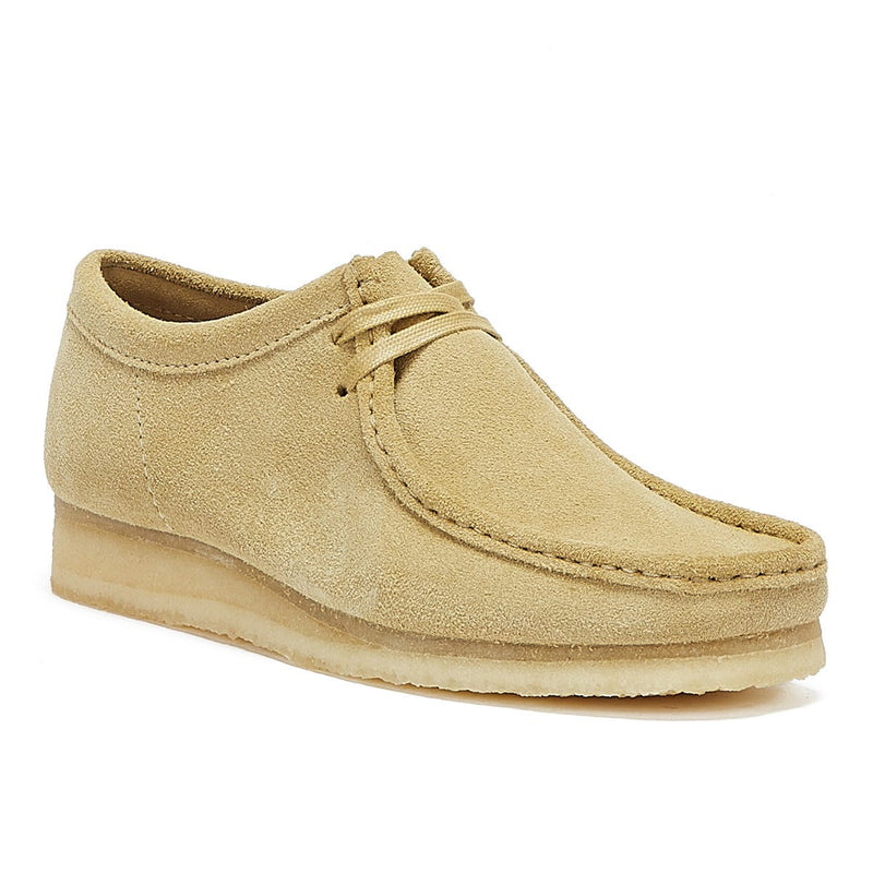 Clarks Zapatos Originales Wallabee Para Hombres En Color Arce