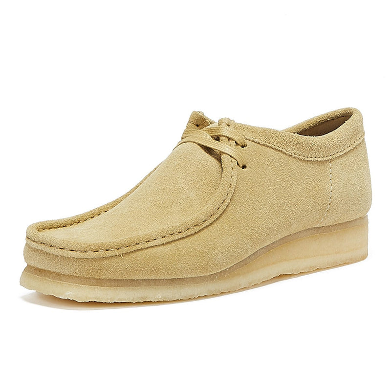 Clarks Zapatos Originales Wallabee Para Hombres En Color Arce