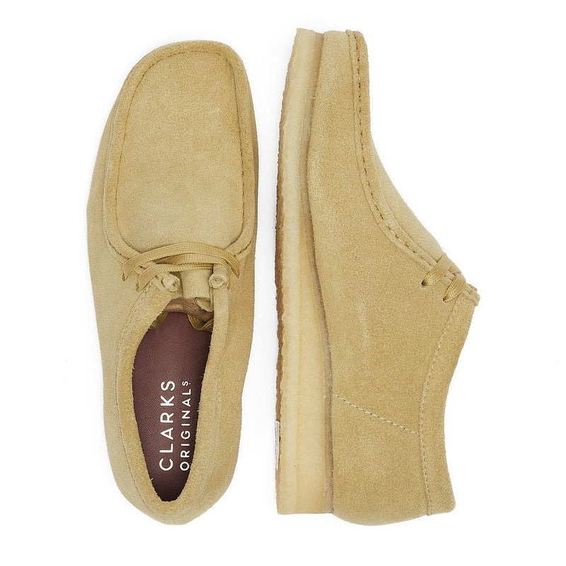 Clarks Zapatos Originales Wallabee Para Hombres En Color Arce