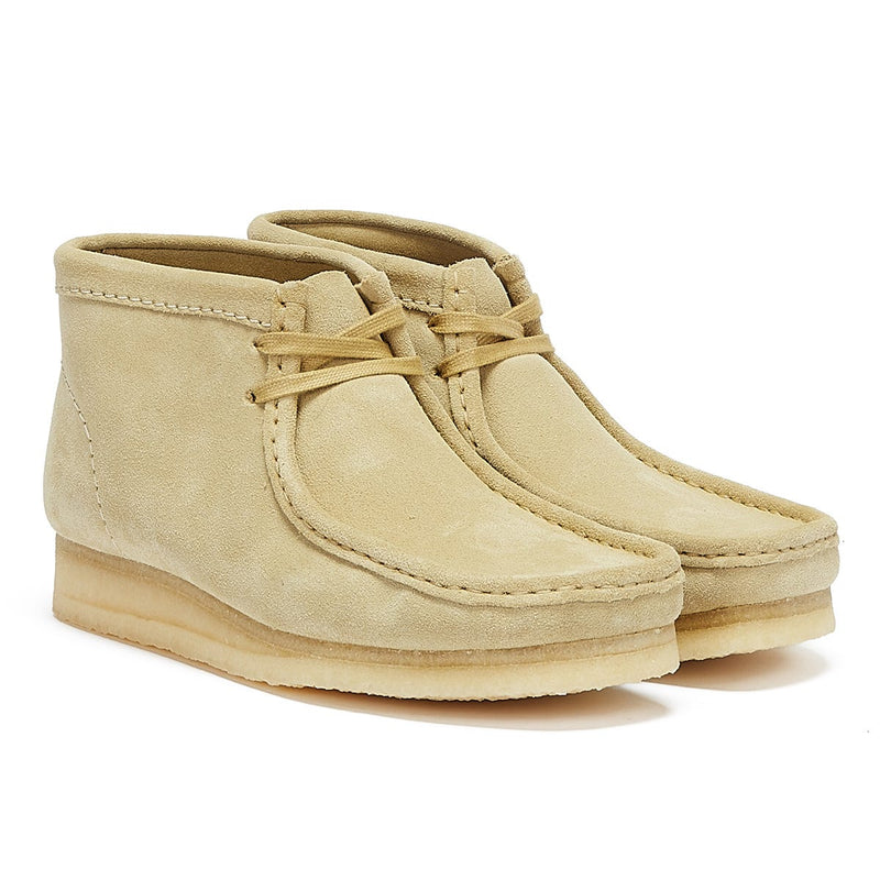 Clarks Botas De Ante Para Hombres De Arce Originales Wallabee