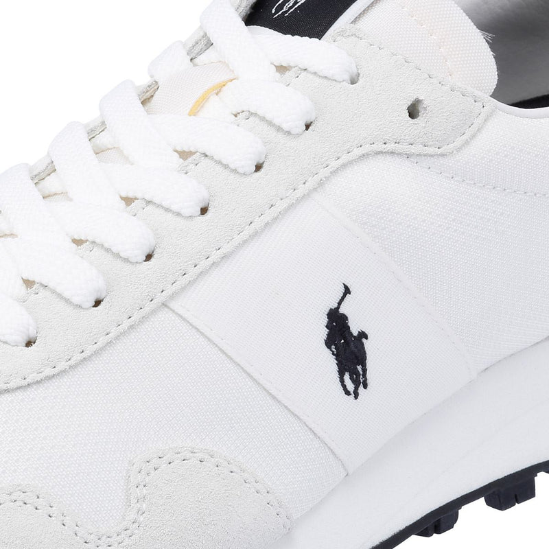 Ralph Lauren Trail 125 Zapatillas Blancas De Cuero Para Hombre