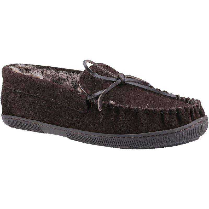 Hush Puppies Ace Zapatillas De Casa De Hombre En Ante Color Chocolate