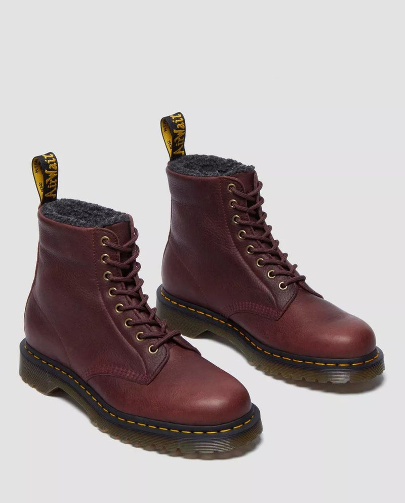 Dr. Martens 1460 WL Grizzly Botas De Cuero Rojas