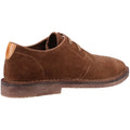 Hush Puppies Scout Zapatos De Ante Para Hombre En Color Beige Con Cordones.