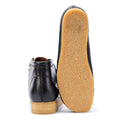 Clarks Originals Wallabee Botas Negras De Cuero Para Hombre.