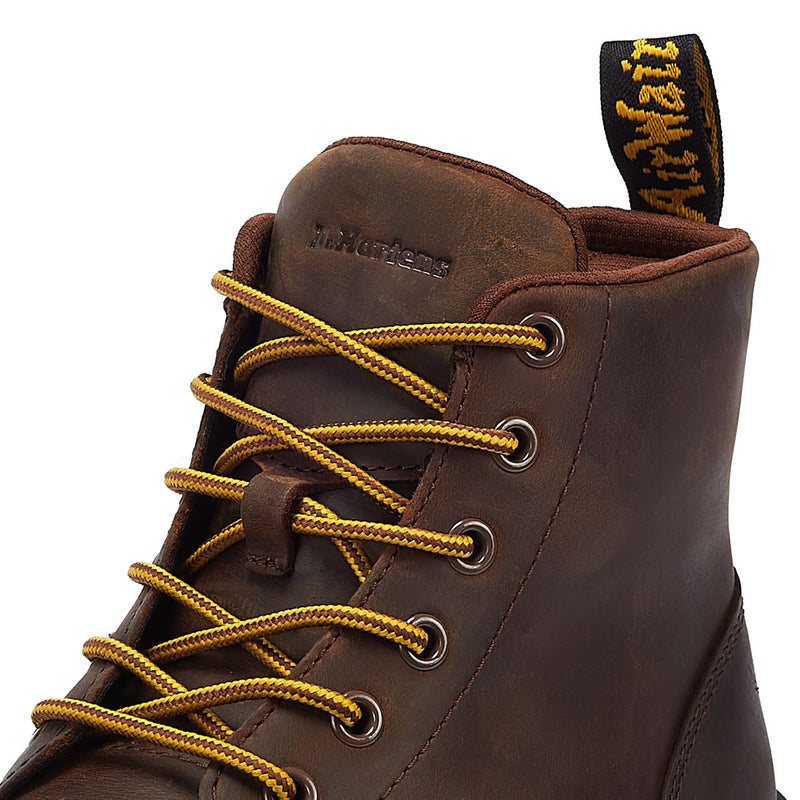 Dr. Martens Botas Crewson Chukka Crazy Horse Marrón Oscuro