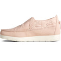 Sperry Moc-Sider Zapatos Mocasines De Ante En Tono Rosa Para Mujer