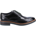 Base London Woburn Zapatos Negros Brogues De Cuero Para Hombre